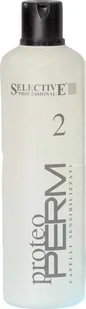 Selective Professional Płyn do trwałej ondulacji Selective Proteo Perm 2 1000 ml Delikatny - Kosmetyki do stylizacji włosów - miniaturka - grafika 1