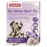 Suplementy i witaminy dla psów - Beaphar No Stress Spot On Krople uspokajające dla psa 3x0.7ml - miniaturka - grafika 1