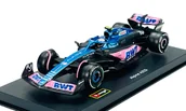 Samochody i pojazdy dla dzieci - BBURAGO FORMUŁA 1 ALPINE A523 #10 PIERRE GASLY 1:43 38073 Z GABLOTKĄ - miniaturka - grafika 1