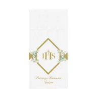 Dekoracje i nakrycia stołu na imprezę - Serwetki Kieszonki Na Sztućce Komunia Eukaliptus - miniaturka - grafika 1