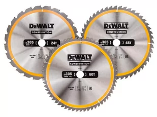 DeWalt DT1964 Profes. Tarcze Do Drewna 3x 305mm - Tarcze do pił - miniaturka - grafika 1