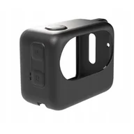 Akcesoria do kamer sportowych - Silikonowe etui PULUZ z funkcją ładowania aparatu do Insta360 GO 3 (czarne) - miniaturka - grafika 1