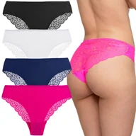 Majtki damskie - FIGI MAJTKI DAMSKIE Laserowo Cięte Koronkowe 4szt r. XL - miniaturka - grafika 1