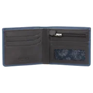 Portfele - Cienki Dwukolorowy Portfel Męski Visconti VSL-33 RFID - niebieski - miniaturka - grafika 1