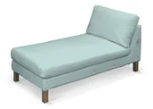 Pokrowce na meble - Dekoria pl pl Pokrowiec na szezlong Karlstad dostawka krótki pastelowy błękit 80 x 160 x 80 cm Cotton Panama 733-702-10 - miniaturka - grafika 1