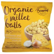Inne przekąski suche - BIO PONT (chrupki bezglutenowe) BIO PONT chrupki bezglutenowe) CHRUPKI JAGLANE SEROWO-CEBULOWE BEZGLUTENOWE BIO 75 g BIOPONT 5998858704797 - miniaturka - grafika 1