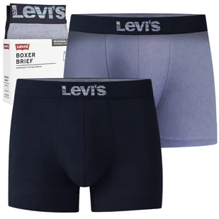 Levi's Bokserki Męskie BLUE COMBO Bawełna 2 Pak Rozmiar S - Majtki męskie - miniaturka - grafika 1