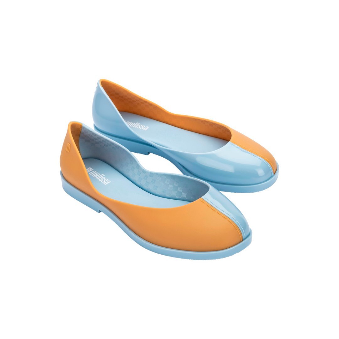 Melissa Switch Ad Bule/ Brown Baleriny Damskie Niebiesko-Brązowe 38