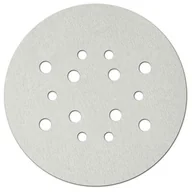 Materiały ścierne - Tarczki ścierne z otworami do szlifierek do gipsu DEDRA DED7749uw1 białe, uniwersalne, 225 mm, gr. 80, rzep, 5 szt - miniaturka - grafika 1