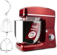 Roboty kuchenne - Robot kuchenny Clatronic Czerwony 1500W Mocny Planetarny - miniaturka - grafika 1