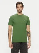Koszulki męskie - Vans T-Shirt Left Chest Logo VN0A3CZE Zielony Classic Fit - miniaturka - grafika 1