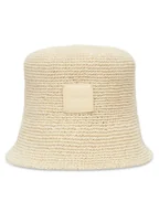 Czapki damskie - Calvin Klein Kapelusz Crochet Bucket LV04K5064G Beżowy - miniaturka - grafika 1