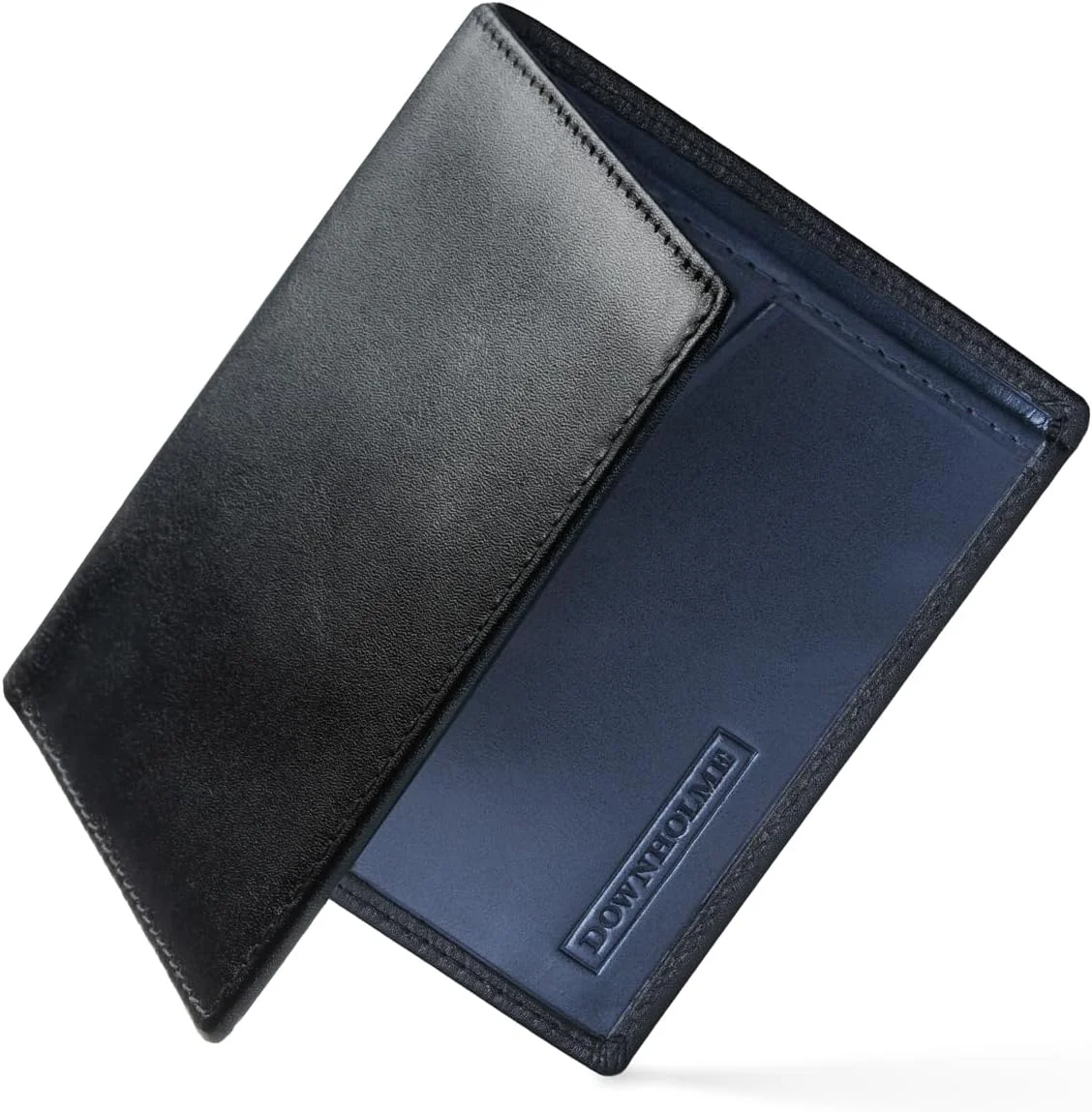 PORTFEL MĘSKI SLIM SKÓRZANY CZARNY Z OCHRONĄ RFID