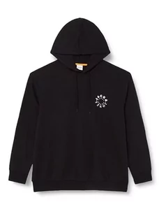 JACK&JONES PLUS Męska bluza z kapturem Jjwarrior Sweat Hood Pls, czarny/nadruk: S, 3XL - Bluzy męskie - miniaturka - grafika 1