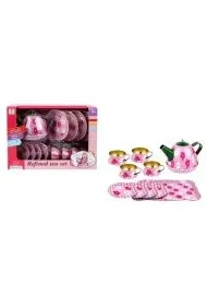 Zestaw do kawy metalowy Kwiatki - Zabawy w naśladowanie dorosłych - miniaturka - grafika 1