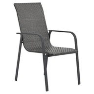 Fotele i krzesła ogrodowe - Krzesło ogrodowe PATIO Columbus Szary - miniaturka - grafika 1