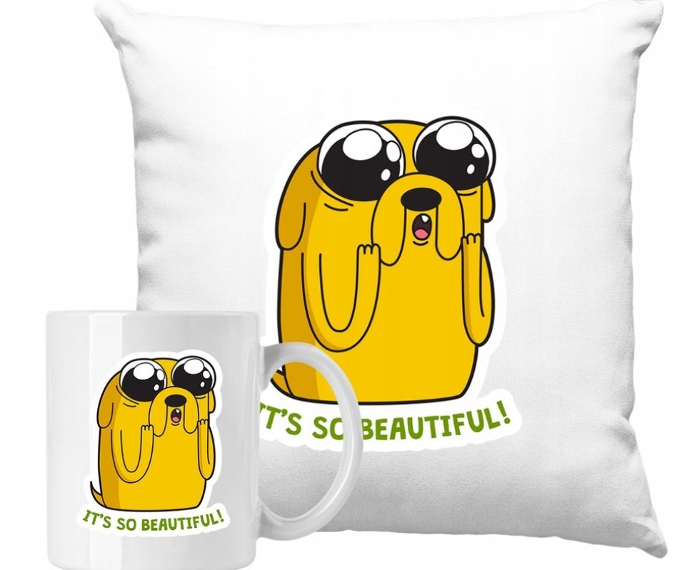 ZESTAW PODUSZKA + KUBEK Jake Pora Na przygodę Pomysł Na Prezent