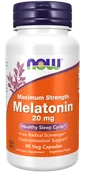 Układ nerwowy - NOW Foods Melatonin 20mg Maximum Strength 90vkaps. Dobry Sen - miniaturka - grafika 1