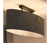 Lampy sufitowe - Duolla - Żyrandol natynkowy OVAL 2xE27/15W/230V szary - miniaturka - grafika 1