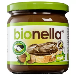 Vegan BIONELLA (kremy orzechowe) BIONELLA KREM ORZECHOWO-CZEKOLADOWY BIO 400 g - BIONELLA BP-4006040007999 - Zdrowa żywność - miniaturka - grafika 1