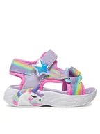 Buty dla dziewczynek - Skechers Sandały Unicorn Dreams Sandal-Dreamy Unicorns 303107N/LVMT Fioletowy - miniaturka - grafika 1