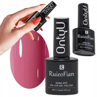 Lakiery do paznokci - BRZOSKWINIOWY LAKIER DO PAZNOKCI HYBRYDOWY Z POLYSKIEM LAKIER UV OnlyU/L019 - miniaturka - grafika 1