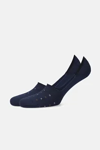 Stopki Granatowe W Kolorowe Kwadraty - Skarpetki męskie Stopki Granatowe W Kolorowe Kwadraty - Skarpetki męskie - miniaturka - grafika 1