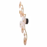 Lampy ścienne - Ścienna lampa ledowa Allure W0354 Maxlight LED 4,3W 3000K pierścienie złote - miniaturka - grafika 1
