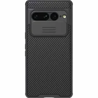 Etui i futerały do telefonów - Nillkin Etui z ochroną aparatu CamShield Pro do Google Pixel 7 Pro czarne - miniaturka - grafika 1