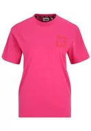 Bluzki damskie - FILA Damska bluzka BOSAU Regular Graphic T-Shirt, Pink Yarrow, S, różowy, S - miniaturka - grafika 1