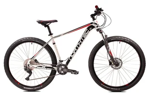 Viking DR 2x10 biało-czerwony 21" - Rowery - miniaturka - grafika 1