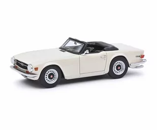 Schuco Triumph Tr6 Roadster 1968 White  1:43 450915100 - Samochody i pojazdy dla dzieci - miniaturka - grafika 1