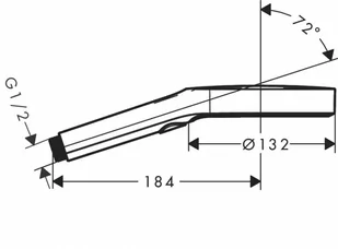 Hansgrohe 26864990 - Słuchawki prysznicowe - miniaturka - grafika 1