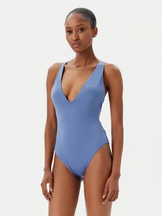 Calvin Klein Swimwear Strój kąpielowy KW0KW02798 Niebieski - Stroje kąpielowe - miniaturka - grafika 1