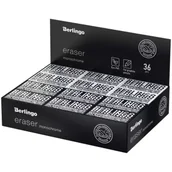 Gumki biurowe - Gumka prostokątna Monochrome (36szt) - Berlingo - miniaturka - grafika 1