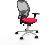 Fotele i krzesła biurowe - Krzesło Biurowe Jorquera Piqueras y Crespo 3D086N0 Czerwony - miniaturka - grafika 1