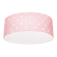 Lampy sufitowe - Różowy plafon do pokoju dziecięcego Lovely Dots Pink - miniaturka - grafika 1
