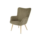 Fotele - Fotel Wypoczynkowy Amaro Oliwkowy Halmar - miniaturka - grafika 1