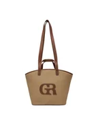 Torebki damskie - Gino Rossi Torebka RCI9754 Brązowy - miniaturka - grafika 1