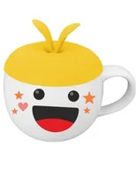 Kubki - BGTech Kubek z czapeczką 300ml żółty 033-02/OP-174-001/UU-6510 - miniaturka - grafika 1