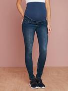 Spodnie ciążowe - vertbaudet Dżinsy ciążowe - Slim fit - w kolorze niebieskim - miniaturka - grafika 1