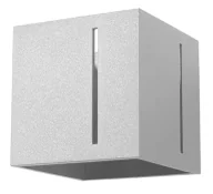 Lampy ścienne - Szary kwadratowy kinkiet LED - 3X EX525 C6-F75 - miniaturka - grafika 1