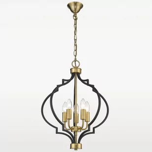 Cosmo Light Lampa wisząca NASHVILLE P05179BK AU P05179BK AU - Lampy sufitowe - miniaturka - grafika 1