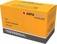 Baterie i akcesoria - Agfa AgfaPhoto Batterie Alkaline Professional -9V E-Block 10St. - miniaturka - grafika 1