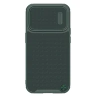 Etui i futerały do telefonów - Nillkin Textured S Magnetic Case etui iPhone 14 Pro pokrowiec MagSafe z osłoną na aparat zielony - miniaturka - grafika 1