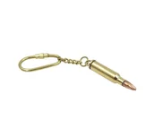 Breloki - Brelok strzelca wyborowego - mosiężny nabój - miniaturka - grafika 1