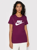 Koszulki sportowe damskie - Nike T-Shirt Essential BV6169 Fioletowy Regular Fit - miniaturka - grafika 1