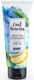 Anwen Anwen Bananowa Maska Ochładzająca Kolor Do Włosów Brązowych 200 ml - Maski do włosów - miniaturka - grafika 1