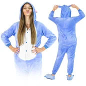 Stroje karnawałowe - Stitch Kigurumi Onesie Dres Piżama Kombinezon Stitch Kigurumi Onesie Dres Piżama Kombinezon M - miniaturka - grafika 1