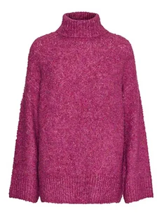 Pieces Sweter w kolorze różowym - Swetry damskie - miniaturka - grafika 1
